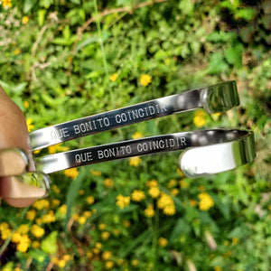 Brazalete de acero inoxidable (2 x $700)